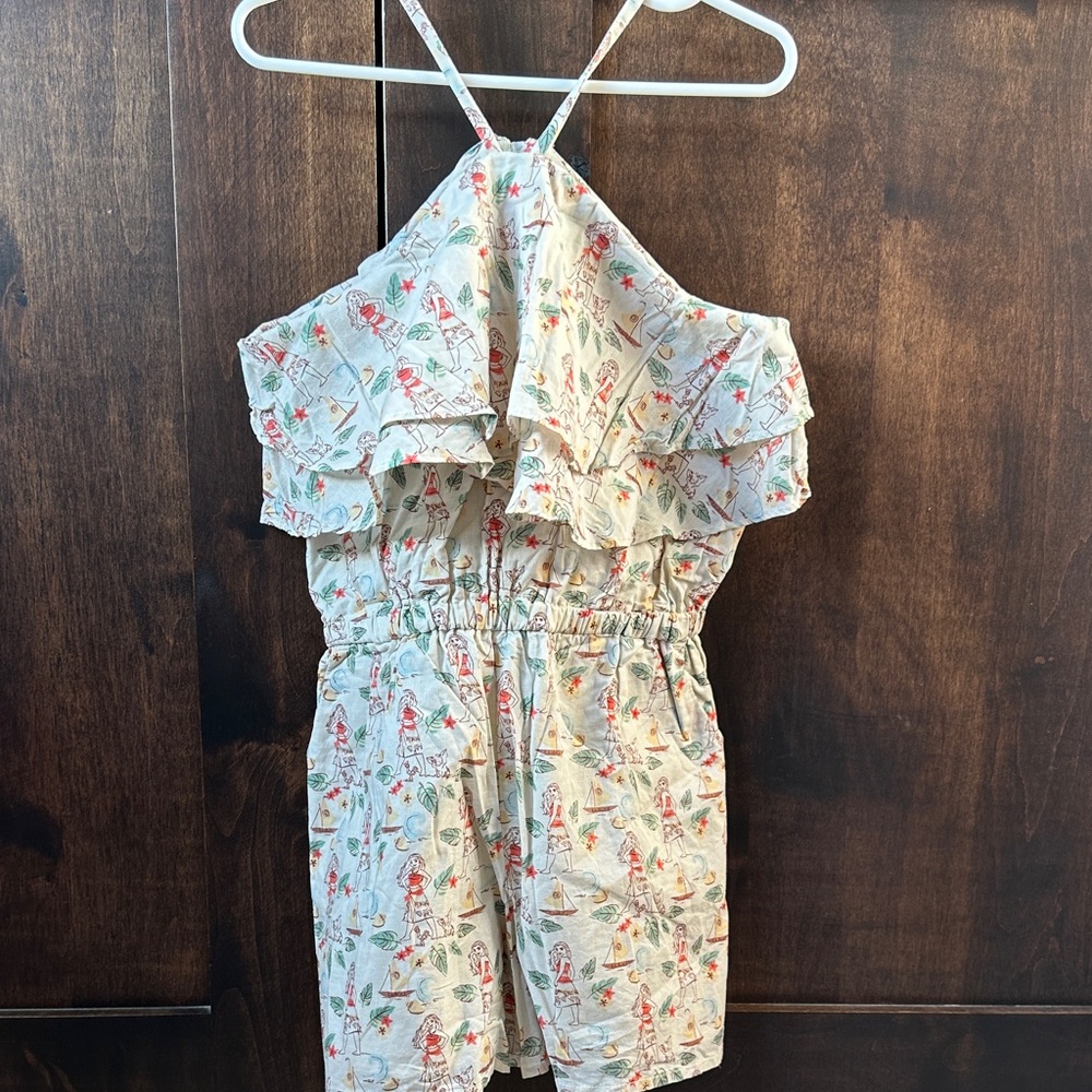 Moana Print Kids Romper